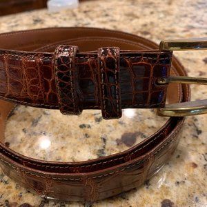 Cole Haan American Alliigator Belt